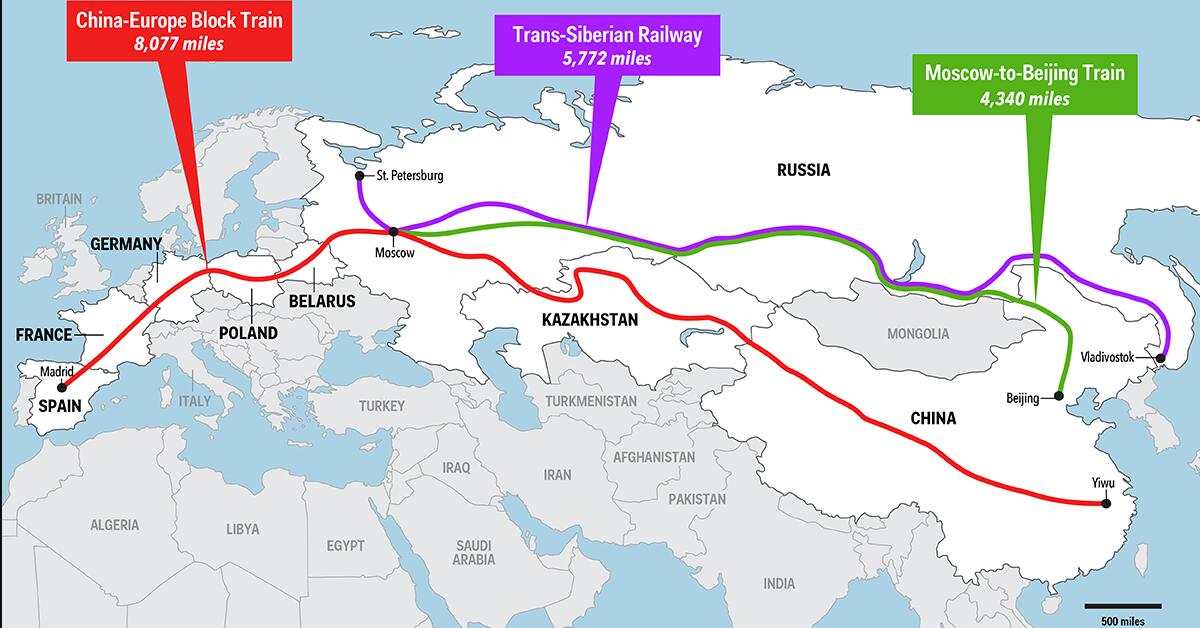 China-Europe rail freight, Shipping to Spain by freight train